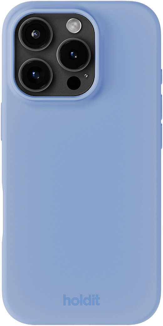Silicone Case Iphone 16 Pro Soft Cobalt